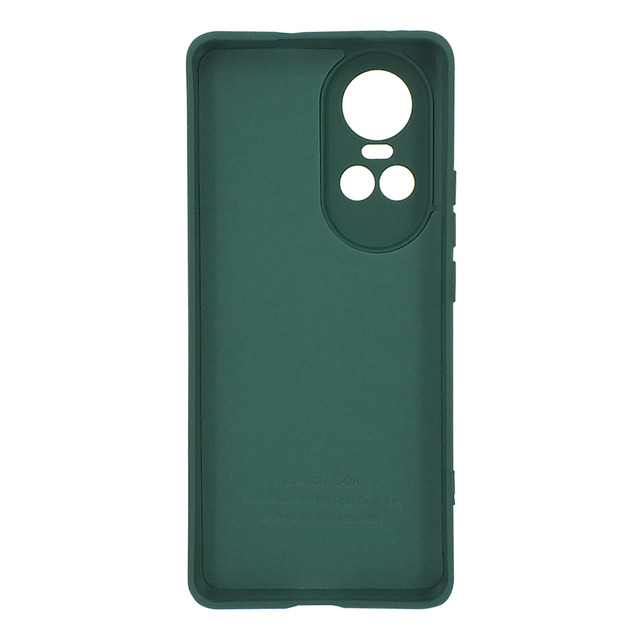 Накладка Soft Touch (без лого)  для Oppo Reno 10/ 10 Pro   (Dark green)-1